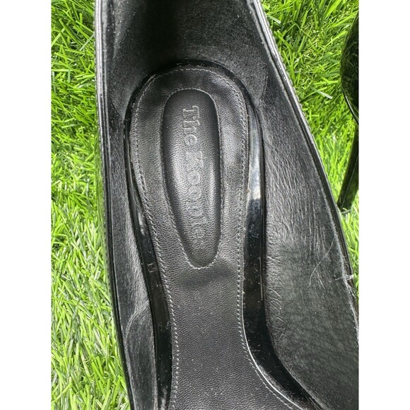 The Kooples Black Leather Pointed Toe Pump Heels Stiletto Shoes Size EU 38 US 8 - Picture 4 of 16